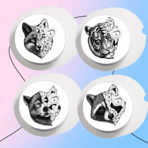 Наклека на Ottai  — Звери (4шт)